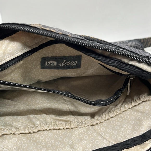 lug Bags Lug Scoop Gray Palm Leaves Crossbody Purse Poshmark